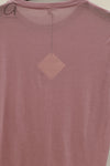 BASERANGE Classic Bamboo Fiber Bamboo Cotton Long Sleeve T-Shirt Series Collection Round Neck Bottoming Shirt France BAS-TOLS-BL-AU24-ZI Purple